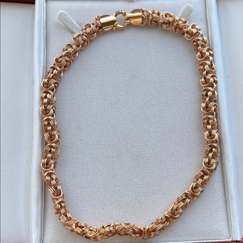 Milor Bronze Elegant Bronze- Toned Women's Necklace - Picture 6 of 6